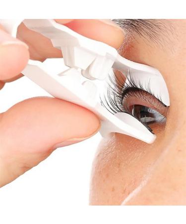 Eyelash Curler False Eyelashes Clip Helper Tool Eyelashes Tweezer Makeup Tool for Girls Professionals Travel Women Beginners C1 - Buy Online on GoSupps.com