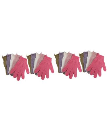 FRCOLOR 10 Pairs Exfoliating Shower Gloves Five-Finger Bathing Scrubber Mitt Bath Mitt Wash Scrubbing Towel Bath Loofah Mitt Bath Shower Sponge Bath Towel Take a Bath