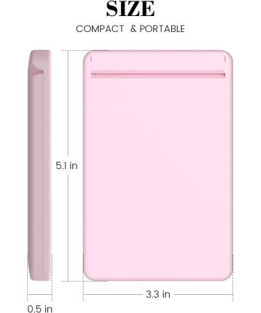 ULIGOOD 2023 Travel Mirror with Light | 1X/3X Magnification LED Pocket Mirror | Touch Switch Compact Handheld Mirror | Portable & Folding | Small Compact Mirror (Pink) - Buy Online on GoSupps.com