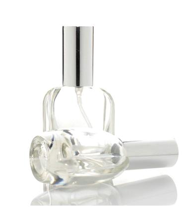 Buy 2 Pack 10ml Clear Glass Refillable Perfume Atomizer - Portable Spray Bottles for Travel with Mini Funnels & Dropper | Perfect for Scent Storage - Buy Online on GoSupps.com