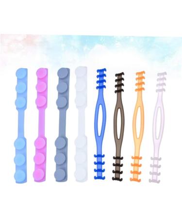 Gatuida 24 PC Mask Bracket & Earring Holder - Mask Strap Hooks & Buckles - Wardrobe Organizer 15x1.5cm - Buy Online on GoSupps.com