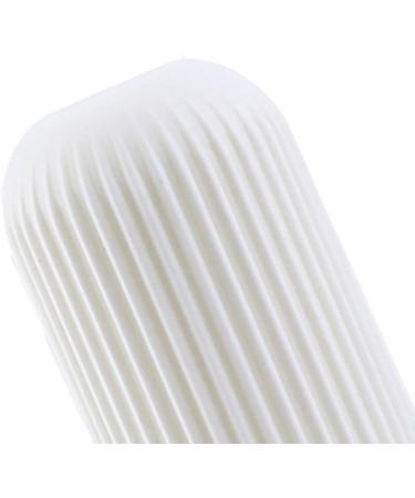 Buy Travel Toothbrush Cup & Case | Portable Non-Slip Toothbrush Holder with Lid - White | Ideal for International Travel - Buy Online on GoSupps.com