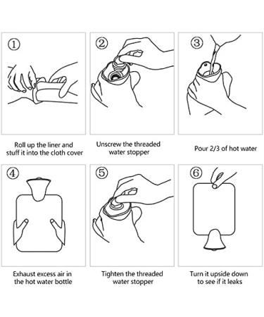 MAIES Plush Faux Fur Hot Water Bottles - 800ml & 1800ml Hand Warmers for Winter Comfort - Buy Online on GoSupps.com