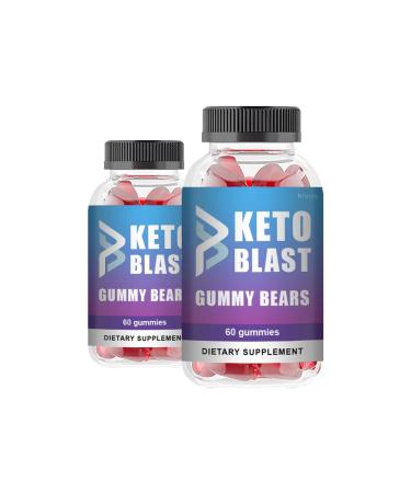 Keto Blast Gummies 2 Pack 60 Count (Pack of 2)
