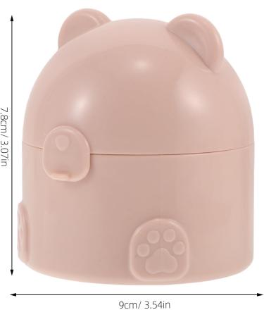 Bocal poudre en plastique avec houppette souple pour maquillage femme et b b rechargeable et portable - de voyage Pink - Buy Online on GoSupps.com