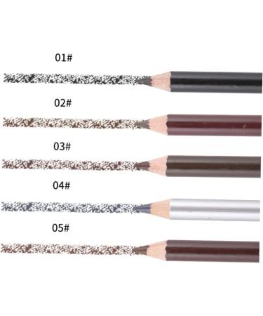 Angoily 2pcs Eyeliner Pencil Eyeshadow Pencil Sharpener Eyebrow Pen Makeup Pen Women's Pigment Distinct 1 count (Pack of 1) Brown - Buy Online on GoSupps.com