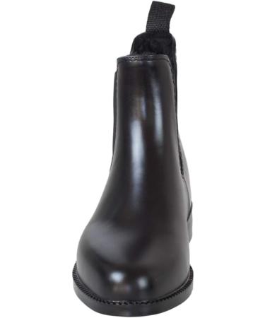 Lazura Jodhpur Winter Equestrian Boetettes - Black Chelsea Ankle Boots for Children Men & Women | Teddy Plush Lining | Size 40 Synthetic Leather Riding Skates - Buy Online on GoSupps.com