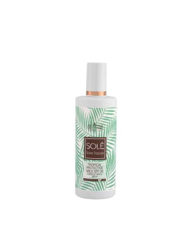 Creattiva Solè Tropical Protective Milk SPF 30 Body Hair 300ml - Lair Sun Cream