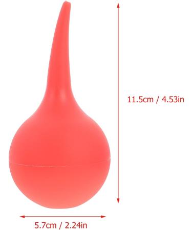 4Pcs Ear Syringe Hand Bulb Set for Ear Cleaning & Ear Wax Removal - 75ml Rubber Squeeze Bulb for Adults in Red Blue - Buy Online on GoSupps.com