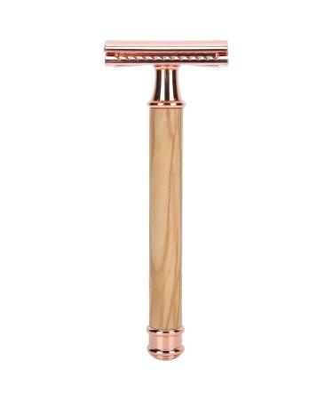 Men's Retro Double Sided Razors Razor for Shavers Barbershops Shaving Tool for Men(Gold)