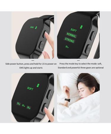 Sleep Aid Wristband Watch - Microcurrent Pulse Device for Fast Sleep Relief & Stress Relaxation - Black - 99 Count - Buy Online on GoSupps.com