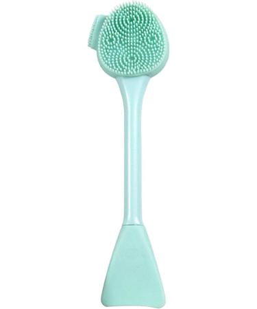 Amagogo Silicone Facial Cleansing Brush Double Ended Soft Non Slip Handle Portable Handheld Pore Cleansing for Women Elastic Removing Green - Buy Online on GoSupps.com