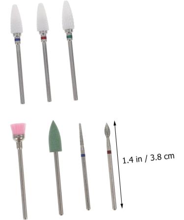 minkissy 3 Sets Nail Clipper Grinding Head Nail File Diamond Carbide Nail Drill Bit Nails Drill Bits Salon Nail Drill Nail Drill for Gel Nails Nail Tools Rubber Manicure Nail Clippers - Buy Online on GoSupps.com