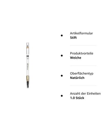 L'Or al Paris Age Perfect Eyebrow Pencil 06 True Grey - 1 Piece | Shop Internationally for Perfect Eyebrows - Buy Online on GoSupps.com
