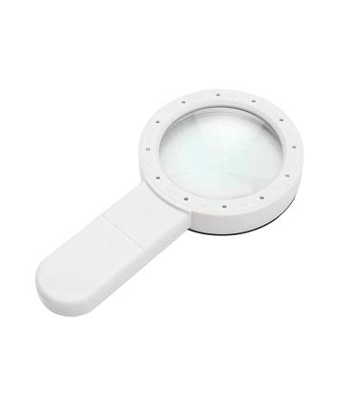Magnifying Glass HD High Power Mirror with LED Light 205MM Optical Lens Reading Magnifier 5X Enlarged Mirror Magnifier Magnifier Handheld Magnifier Magnifier