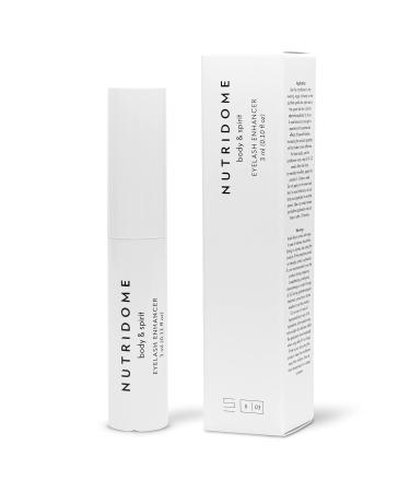 Nutridome eyelash serum 3ml for strong and quick eyelash growth eyelash extensions eyelash serum fast growth natural cosmetics eyelashes growth serum - Buy Online on GoSupps.com