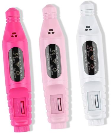 POPETPOP Nail Drill Machine Portable Nail Drill Portable Nail Polishing Machine Professional Acrylic Gel Tool Electrical Tools Nail Gel Nail Polishing Machine for Nail Art Drill rig Major 13.8*2.8cm Rosy - Buy Online on GoSupps.com