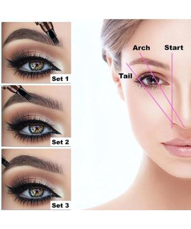 3PCS 4 Tipped Precise Brow Pen Waterproof 4 Point Eyebrow Pencil Waterproof Liquid Eyebrow Pen Makeup Long Lasting 4 Fork Tip Brow Pen Cosmetic Microblade Brow Pencil (01 Light Brown) - Buy Online on GoSupps.com