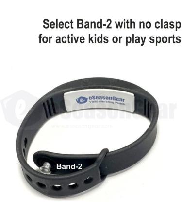 eSeasonGear VB80 12 Alarm Vibrating Watch Silent Vibration Shake Wake ADHD Medication Reminder Black-Large Plus Small 4.5-7.5"/11-19cm Large 6.5-8.5"/16-21cm Modern - Buy Online on GoSupps.com