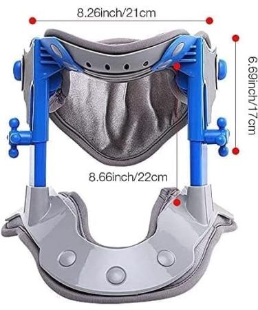 JLASDR Adjustable Neck Brace Collar - Cervical Traction Device for Pain Relief & Support | International Shipping - Buy Online on GoSupps.com