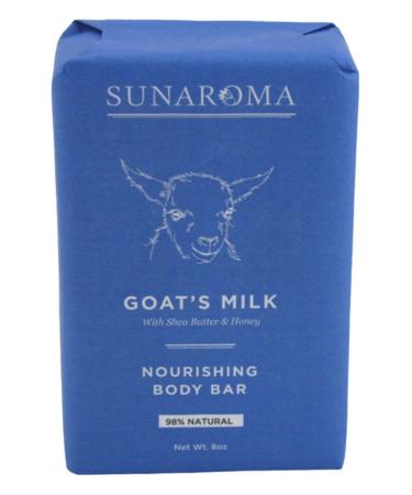 Sunaroma Conditioning Goat's Milk Soap 8 oz (Pack of 2)