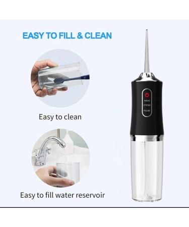 Buy Cordless Portable Dental Water Flosser - Rechargeable IPX7 Waterproof Water Irrigator (Pink) for Effective Oral Care | Fast International Shipping - Buy Online on GoSupps.com