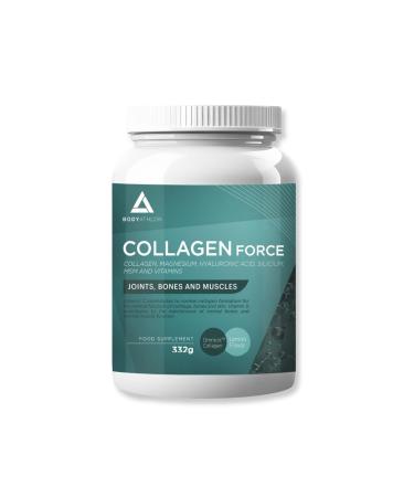 Bodyathlon - Hydrolyzed Collagen Powder+ Hyaluronic Acid Magnesium Silicon MSM and Vitamin- Omnicol Hydrolyzed Collagen Powder - Joint Collagen - Lemon Flavor 30-Day Treatment -332g