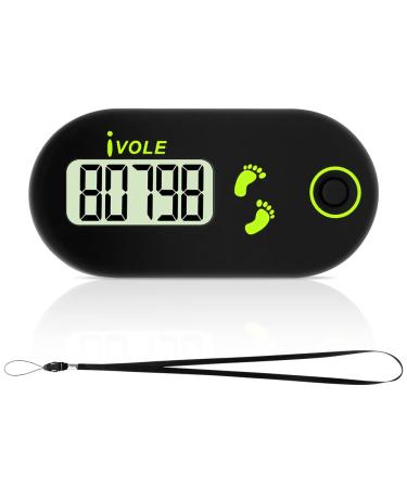Flintronic pedometer to walk mini-step counter 3D step counter precise pedometer with clip linyard simple pedometer for walking sports for seniors children manfrau - Buy Online on GoSupps.com