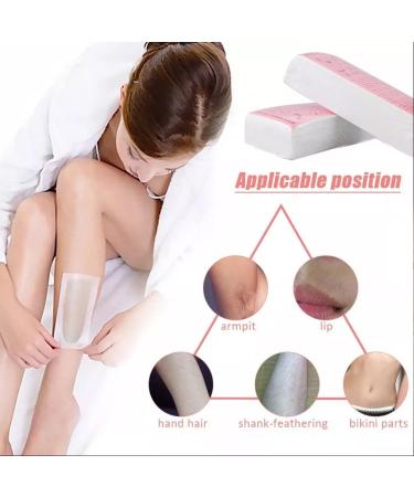 Buy Nuclear Wax Stripes - Fleece Strips for Warm Wax & Sugar Paste Hair Removal | Face & Body Epilation Wax Paper - Fast International Shipping - Buy Online on GoSupps.com