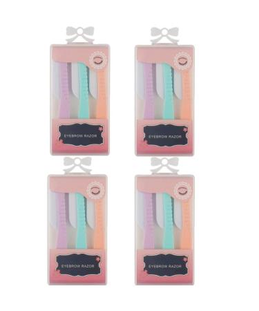 Yinbao facial razor women eyebrow razor for women eyebrow razor facial razor dermaplaning facial razor 4 sets