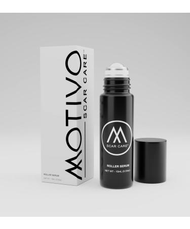 Motivo Scar Care Roller Serum - 10ml Silicone Scar Gel for Surgical Scars Trauma Wounds Burns Procedures & Acne Scars On-The-Go Scar Removal Cream for Kids & Adults for All Skin Types