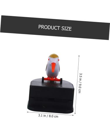 Upkoch Toothpaste Bird Holder | Portable Travel Container | 2 Decorative Dental Dispensers in Black Cartoon Design - Buy Online on GoSupps.com