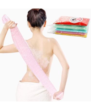 Culanna 5 pieces peeling bathing towel nylon japanese peeling body shower exfoliating washcloths towel body shower cleaning sponges for women and men - Buy Online on GoSupps.com