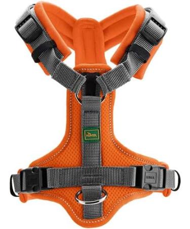 HUNTER Maldon Harness XS (34-49 cm) - Orange/Grey for Dogs | International Shipping - Buy Online on GoSupps.com