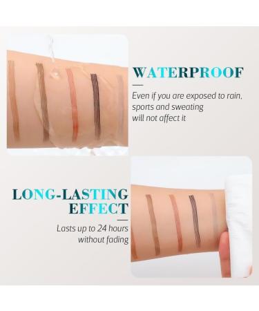 Upgrade Magic Eyebrow Pencil 2024 3D Waterproof Microblading Eyebrow Pen 4 Tipped Precise Brow Pen Waterproof Makeup Contouring Pen Fine Stroke Creates Natural Makeup Effect (Gray Brown A) Gray Brown A - Buy Online on GoSupps.com