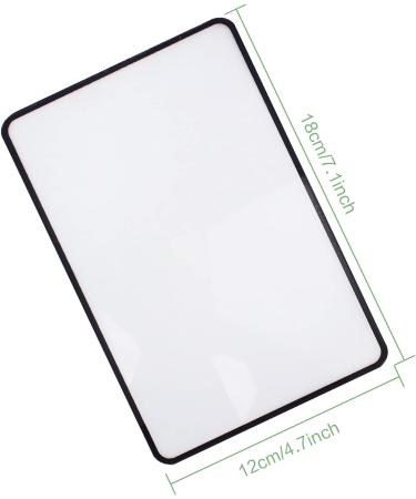 Fulaicai 10PCS Page Magnifier Magnifying Sheet 3 Times Magnifying Glass for Reading PVC Rectangular Plastic Reading Aids for Reading Newspaper Low Vision Aids Small Print and Document - Buy Online on GoSupps.com