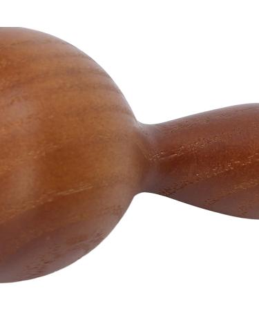 Wooden Handheld Massage Hammer - Portable Essential Oil Massage Tool for Psoas Muscle Release & Skin Care | Teakwood Wood Therapy Kit - Buy Online on GoSupps.com