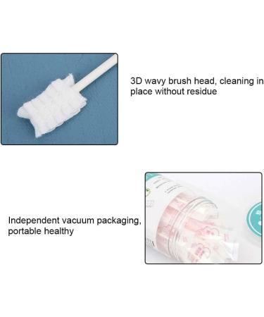 Gloglow 30-Piece Baby Tongue Cleaner & Toothbrush Set | Infant Dental Care & Hygiene Essentials | Disposable Seedling Brushes for Clean Mouth - Buy Online on GoSupps.com