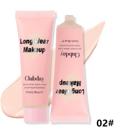 INTEROOKIE Natural Matte Makeup-Holding Concealer Foundation Sweat-Proof & Long-Lasting Oil Control Flawless Radiant Skin (2) - Buy Online on GoSupps.com