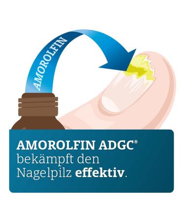 Amorolfin ADGC 50mg/ml Nail Polish for Nail Fungus - 5ml Includes 30 Disposable Arrows Alcohol Swab & 10 Spatulas - Waterproof & Transparent - Buy Online on GoSupps.com