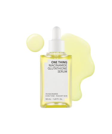 ONE THING Niacinamide Glutathione Serum (1.69 fl.oz / 50ml) Korean Skincare Hydrating and Soothing serum for face