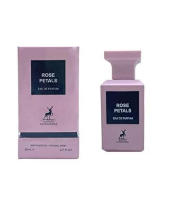 ALHAMBRA ROSE PETALS EAU DE PARFUM 80ml | LUXURY LONG LASTING FRAGRANCE | PREMIUM IMPORTED FRAGRANCE SCENT FOR MEN AND WOMEN | PERFUME GIFT SET | ALL OCCASION (Pack of 1)