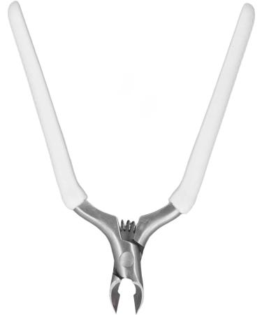Professional Stainless Steel Cuticle Trimmer Dead Skin Remover Inline Spring Slip Resistant Cuticle Trimmer (White) - Buy Online on GoSupps.com
