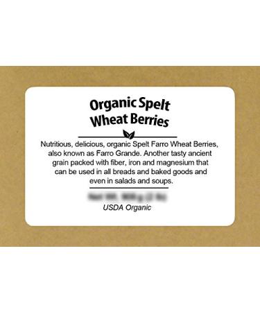 Be Still Farms Organic Spelt Wheat Berries (5lb) - Grind for Spelt Flour, Spelt Tortillas, Crackers & Bread - Ancient Grain, 5 Pound Pack - Buy Online on GoSupps.com