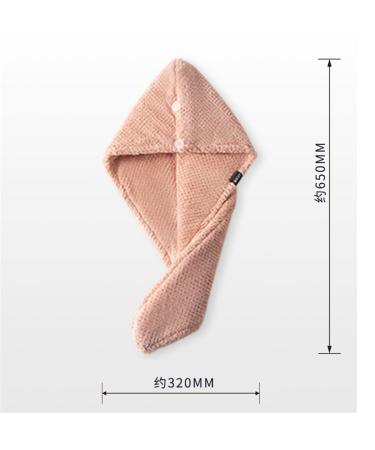 Buy Quick-Drying Hair Wiping Towel - Soft Absorbent Female Drying Cap in Black | International Shipping Available - Buy Online on GoSupps.com