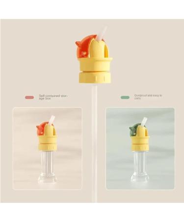 Reusable Children Beverage Water Bottle Straw Lid - 2 in 1 Design Straw Cap Portable Water Bottle Spout Adapter for Kids Spill Proof Water Bottle Straw Cap Water Bottle Twist Cover Cap (Red*2) - Buy Online on GoSupps.com
