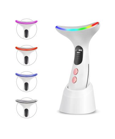 Face and Neck Massager for Skin Care Multifunctional Electric Sculpting Tool Beauty Device for Home Use Enhanced with Triple Action Thermal and Vibration Technologies for Face Neck Shoulder Care