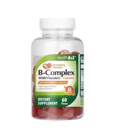 NutraA2Z B Complex with Vitamin C 60 Gummies