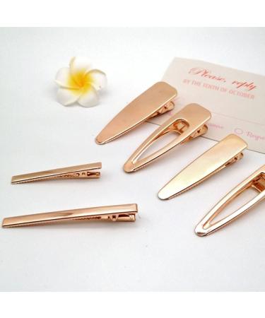 30pcs Alligator Hair Clips - Metal Crocodile Hair Clamps for Girls & Women | Golden Duck Bill Hair Clips - Buy Online on GoSupps.com