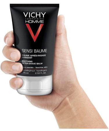 Vichy Homme Sensi Baume Soothing After-shave Balm - Buy Online on GoSupps.com